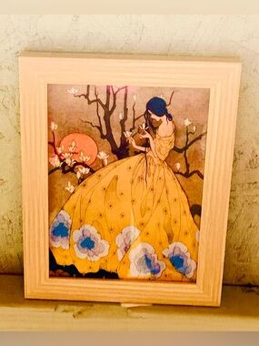 Framed 5x7 Art Reproduction Print After Marjorie Miller